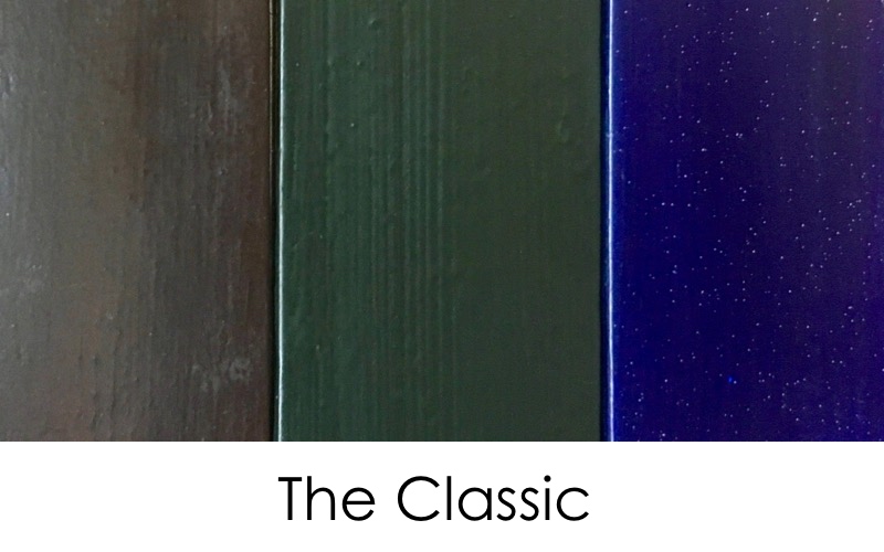 Linseed oilpaint the classic colors